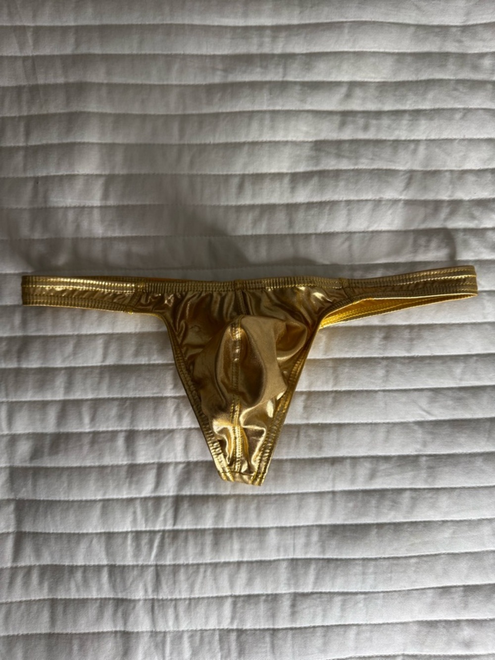 Metallic Gold men’s Bikini Thong